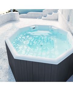 Sanitec SPA Medusa 4623-darkbrown-black-matte