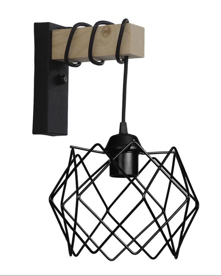 DM-04AP SQUARE BLACK ΑΠΛΙΚΑ ΞΥΛΟ ΠΛΕΓΜΑ Heronia 31-1409