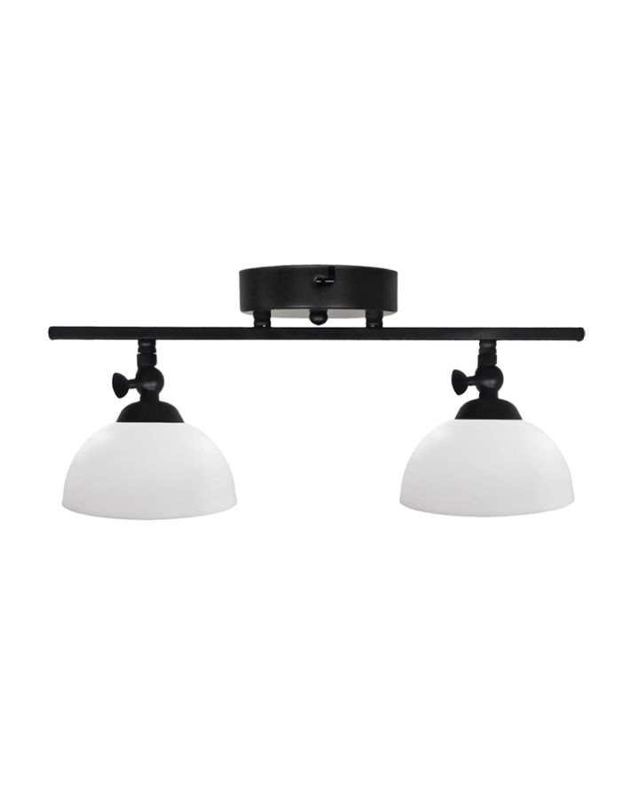 SFERA/2L KEY RAGA BLACK-WH ΡΑΓΑ ΤΟΙΧΟΥ-ΟΡΟΦΗΣ 2χΕ/27 ΣΠΑΣΤΗ Heronia 34-0391