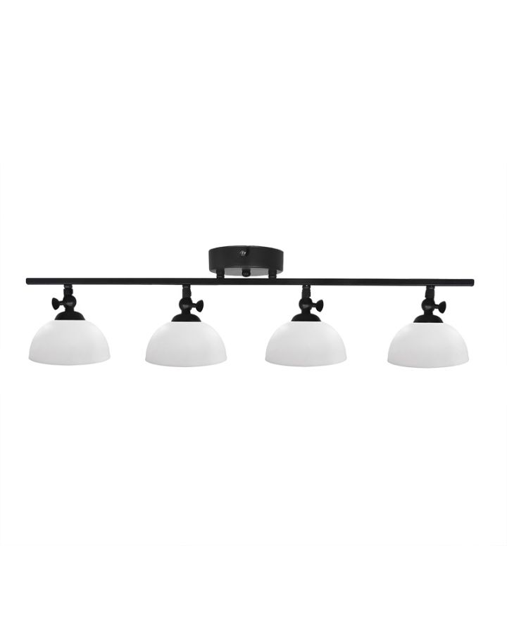 SFERA/4L KEY RAGA BLACK-WH ΡΑΓΑ ΤΟΙΧΟΥ-ΟΡΟΦΗΣ 4χΕ/27 ΣΠΑΣΤΗ Heronia 34-0392