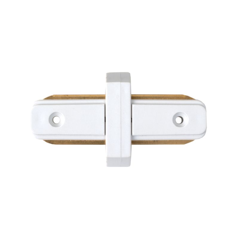 InLight Σύνδεσμος Ευθεία Λευκός Μονοφασικής Ράγας TC001-WH