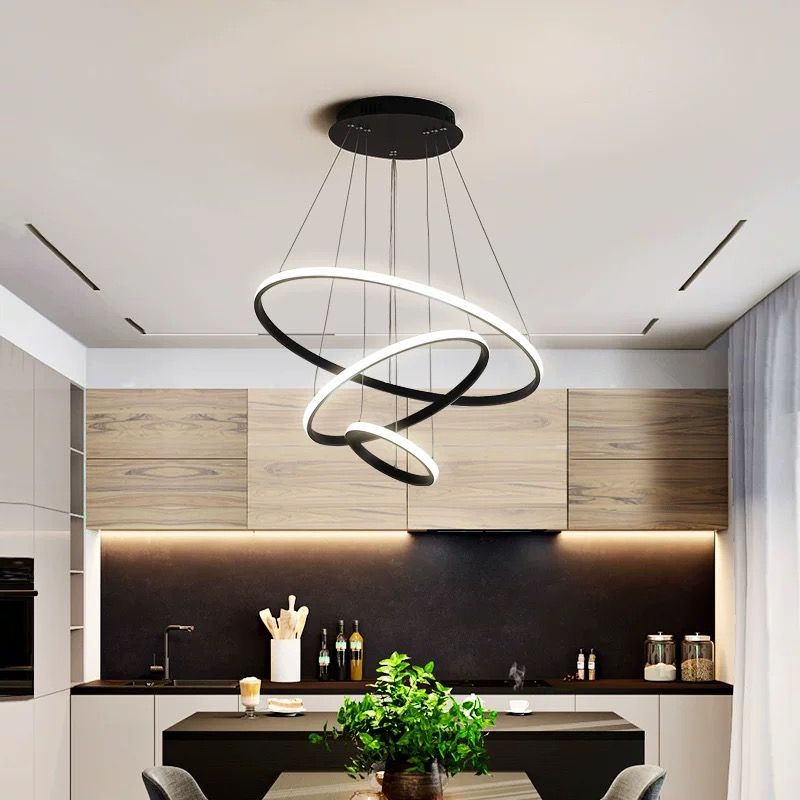 SE LED 80 STELINA PENDANT BLACK 80-60-40cm 84w 3CCT IP20 220V 2 YEARS WARRANTY A1 HOMELIGHTING 77-50637