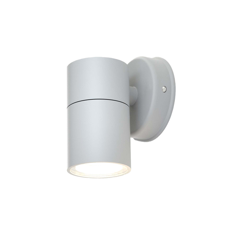 it-Lighting Eklutna 1xGU10 Outdoor Wall Lamp Grey D:11.3cmx11.3cm 80200534