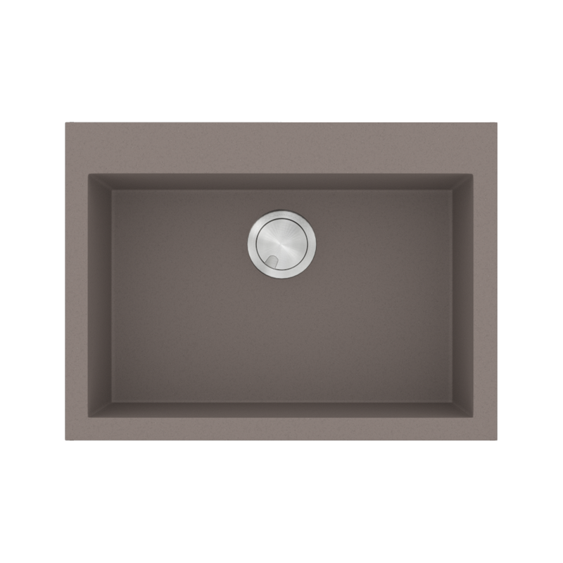 Νεροχύτης Κουζίνας 70x50cm Ένθετος ερμάριο 7cm Γρανίτης Sanitec Ultra Granite 815-34-Sienna