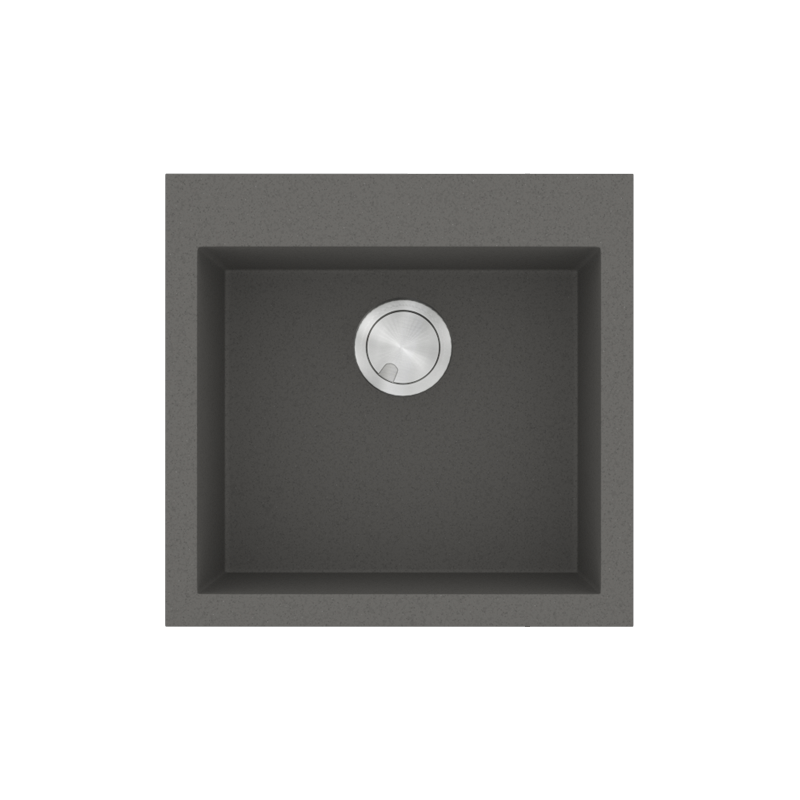 Νεροχύτης Κουζίνας 50x50cm Ένθετος Ερμάριο 50cm Γρανίτης Sanitec Ultra Granite 816-35-Pietra