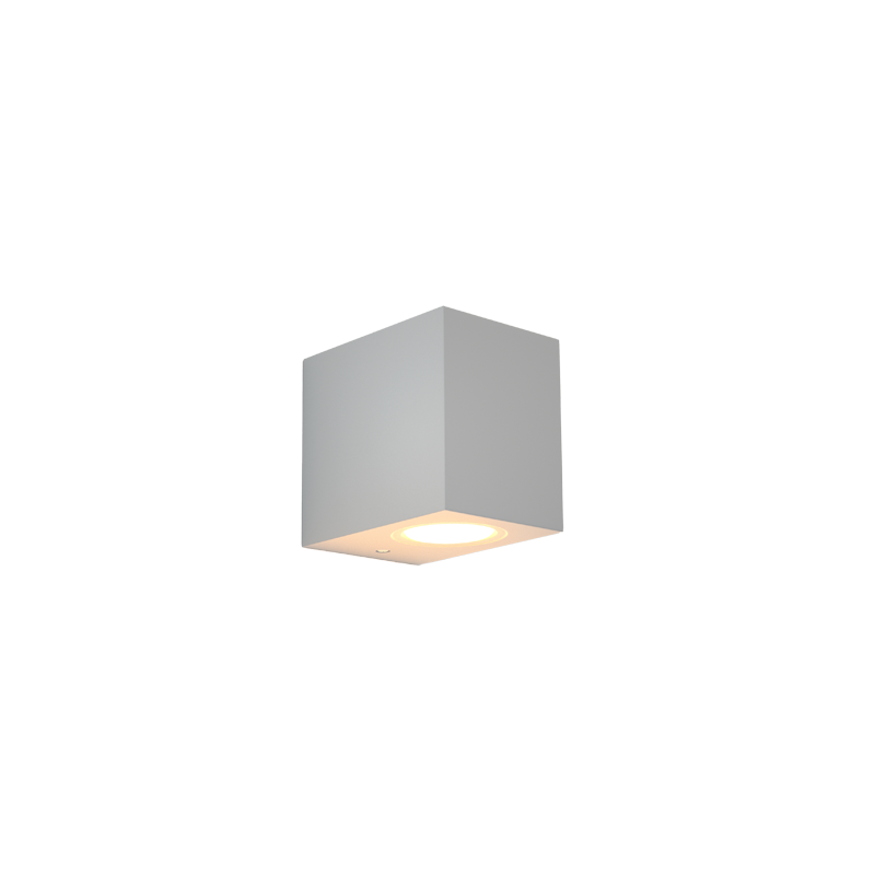 it-Lighting Norman 1xGU10 Outdoor Up or Down Wall Lamp Grey D:8cmx7cm 80200434