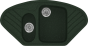 Sanitec Νεροχύτης 302 Classic 96×51 302-19-Granite-Green