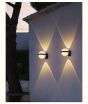 SE LED 150 ELARA BLACK OUTDOOR WALL LAMP 2*9W 3000K HOMELIGHTING 77-50678