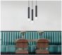 SE21-BL-5-3BL ADEPT TUBE BLACK Black Pendant+ HOMELIGHTING 77-8672