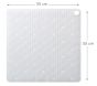 Ribb Αντιολισθητικό Πατάκι 55x55cm White with Black Hook Sealskin  800620