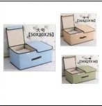 Αποθηκευτικό Kουτί  50x30x26cm Γαλάζιο ή Μπεζ ή Πράσινο Etoile PT-898