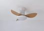 SE LED F65 ADAM WHITE-LIGHT BROWN FAN 25W SMART WITH CONTROL 65x65x20cm 3000k-6500k 85-265V 2 Y HOMELIGHTING 77-50627