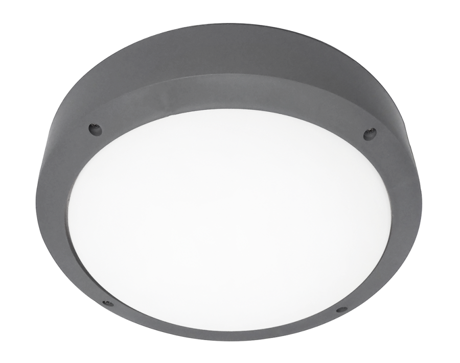 Φωτιστικό πλαφόν οροφής/τοίχου SLP-40Α GREY Heronia 13-0088