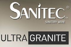 Νεροχύτης Κουζίνας 100*50 εκ.Ένθετος σε ερμάριο 60 εκ. Γρανίτης Χρώμα Sabbia Sanitec 802