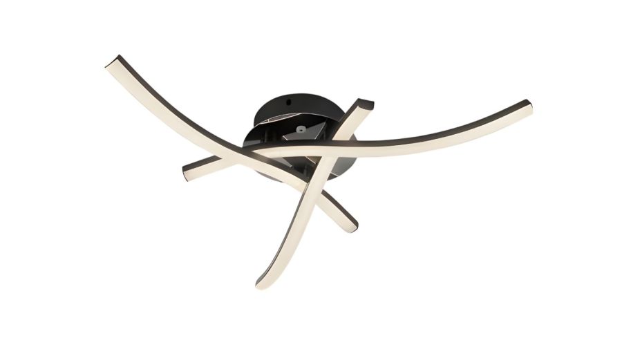SE LED 46 ALORA BLACK CEILING 46x46x8cm 24W 3CCT WITH MEMORY IP20 2 YEARS WARRANTY E3 HOMELIGHTING 77-50601