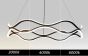 SE LED 60 ABER PENDANT BLACK 62W 3CCT 60x100cm IP20 220V 2 YEARS WARRANTY A3 HOMELIGHTING 77-50645