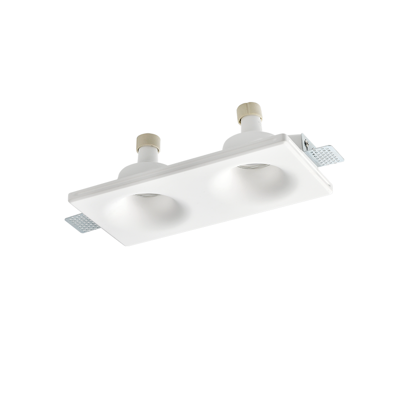 ΣΤΡΟΓΓΥΛΟ ΔΙΠΛΟ ΓΥΨΙΝΟ TRIMLESS ΣΠΟΤ 260*130*45 REMY 2*GU10  ACA G90032D