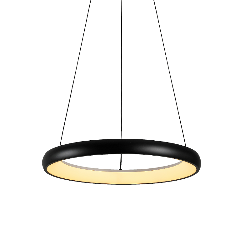 ΚΡΕΜΑΣΤΟ Φ/Σ LED 48W 3800LM CCT IP20 ΜΑΥΡΟ ΜΕΤΑΛΛΙΚΟ + ΑΚΡΥΛΙΚΟ  ACA HM23LEDP80BKCCT