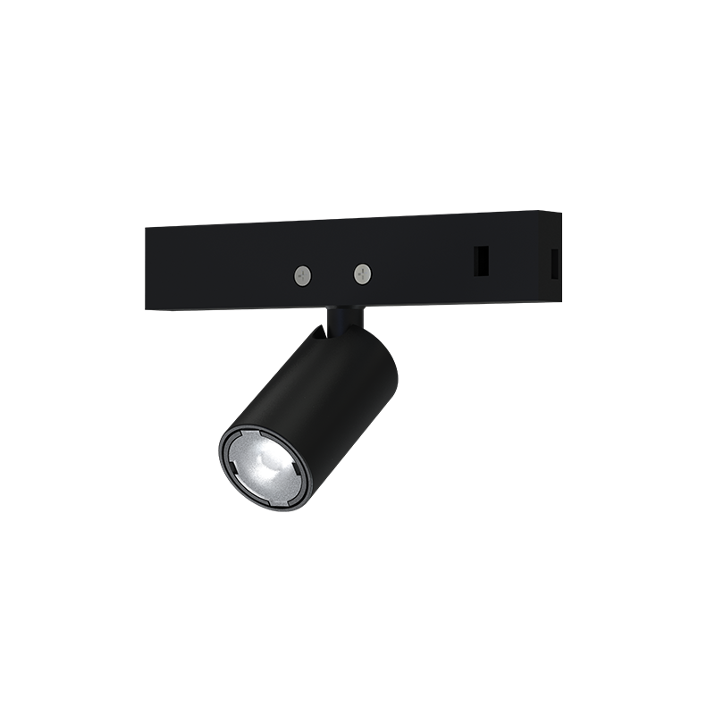 ΜΙΝΙ ΜΑΥΡΟ ΜΑΓΝΗΤΙΚΟ ΣΠΟΤ 24V DC 1W 3000K 80LM 24° RA90 5YRS Φ12*22(38)ΜΜ ACA THUBE130B