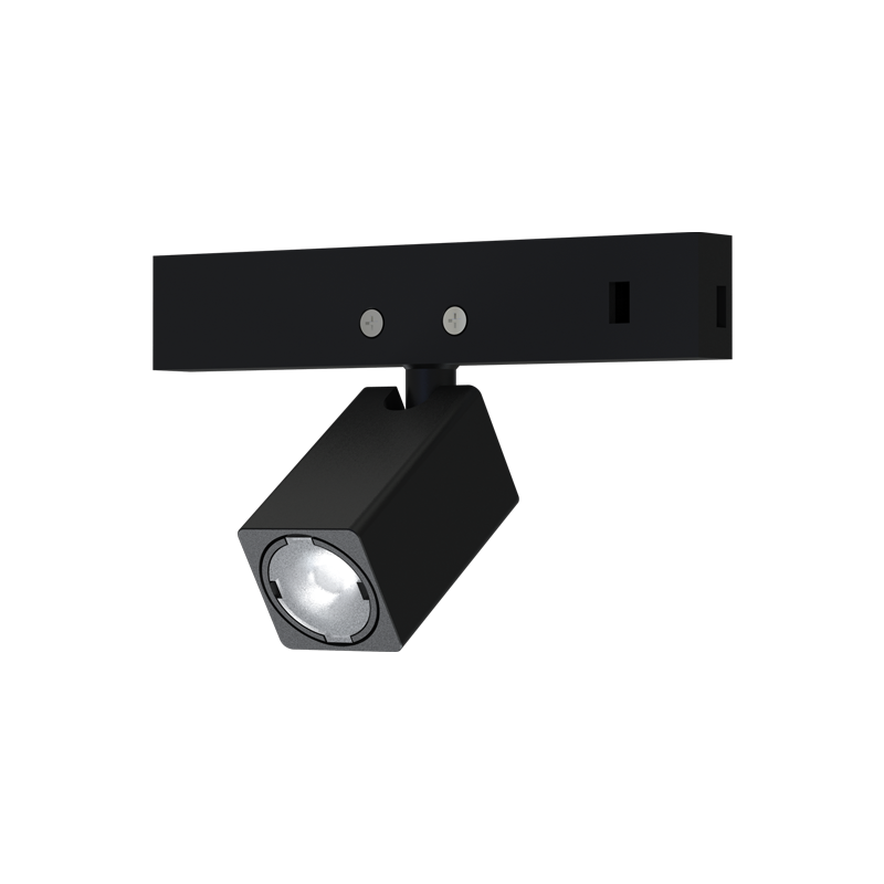 ΜΙΝΙ ΜΑΥΡΟ ΤΕΤΡΑΓΩΝΟ ΜΑΓΝΗΤΙΚΟ ΣΠΟΤ 24V DC 1W 3000K 80LM 24° RA90 5YRS 12*22(38)ΜΜ ACA THUBE130BS