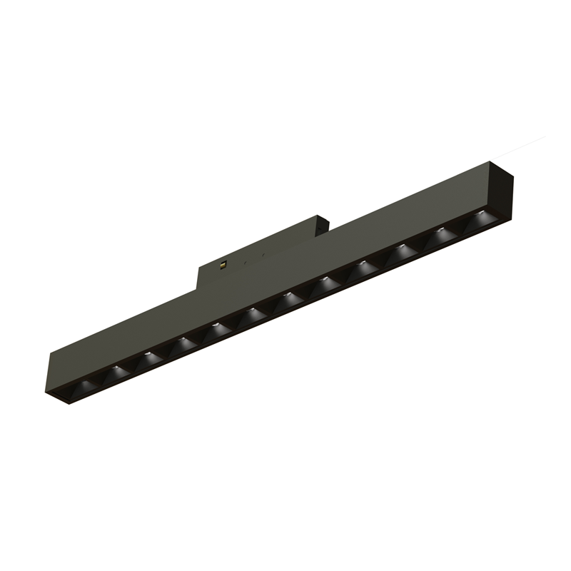 ΜΙΝΙ ΜΑΥΡΟ ΜΑΓΝΗΤΙΚΟ ΦΩΤΙΣΤΙΚΟ 24V DC 10W 3000K 490LM 36° RA90 5YRS L196ΜΜ ACA TMEYE1030B