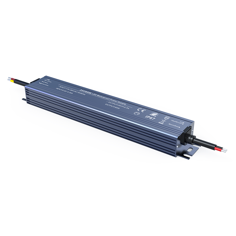 LED CV METAL DRIVER 60W 230V AC- 24V DC 2.5A IP67 5YRS ACA W60CV24N
