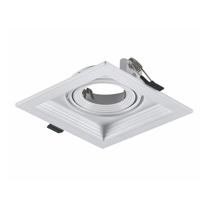 WHITE COLOR SPOT 1xGU10 130x130 ACA XMGU1W
