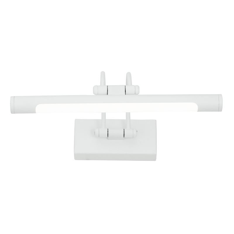 InLight Επιτοίχιο φωτιστικό LED 8W 3000K από λευκό μέταλλο και ακρυλικό D:45cm 1044-Β-Λευκό