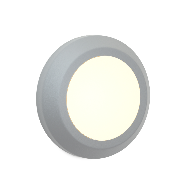 it-Lighting Jocassee LED 3.5W 3CCT Outdoor Wall Lamp Grey D:15cmx2.7cm 80201430