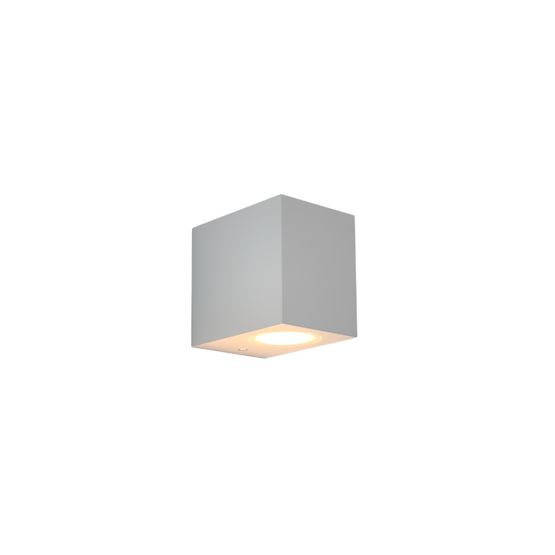 it-Lighting Norman 1xGU10 Outdoor Up or Down Wall Lamp Grey D:8cmx7cm 80200434
