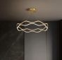 SE LED 60 ABER PENDANT GOLD 62W 3CCT 60x100cm IP20 220V 2 YEARS WARRANTY HOMELIGHTING 77-50684