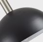 SE21-NM-4-NM2-MS50 ADEPT TUBE Nickel Matt Pendant Black Metal Shade+ HOMELIGHTING 77-8413