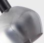SE21-BL-4-4BL-GL2 ADEPT TUBE Black Pendant Smoked Glass+ HOMELIGHTING 77-8496