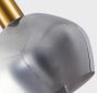 SE21-GM-4-BL3-GL2 ADEPT TUBE Gold Matt Pendant Smoked Glass+ HOMELIGHTING 77-8583