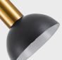 SE21-GM-4-BL2-MS3 ADEPT TUBE Gold Matt Pendant Black Metal Shade+ HOMELIGHTING 77-8648