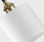 SE21-BR-10-3BL-SH1 MAGNUM BRONZE White Shade Pendant+ HOMELIGHTING 77-8729