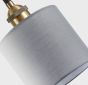 SE21-BR-10-3BL-SH2 MAGNUM BRONZE Grey Shade Pendant+ HOMELIGHTING 77-8736