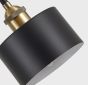 SE21-BR-10-3BL-MS1 MAGNUM BRONZE Black Metal Shade Pendant+ HOMELIGHTING 77-8764