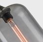 SE21-SM-19-30-4BL+ FEINT Smoked Glass Pendant+ HOMELIGHTING 77-8784