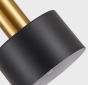 SE21-GM-4-NM1W-MS1 ADEPT TUBE Gold Matt Wall Lamp Black Metal Shade+ HOMELIGHTING 77-8829