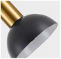 SE21-GM-4-NM1W-MS3 ADEPT TUBE Gold Matt Wall Lamp Black Metal Shade+ HOMELIGHTING 77-8831