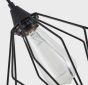 SE21-BL-B10-5BL-GR12 ADEPT FLEX Black Metal Grid Pendant+ HOMELIGHTING 77-8951