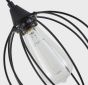 SE21-BL-B10-4BL-GR12 ADEPT FLEX Black Metal Grid Pendant+ HOMELIGHTING 77-8952