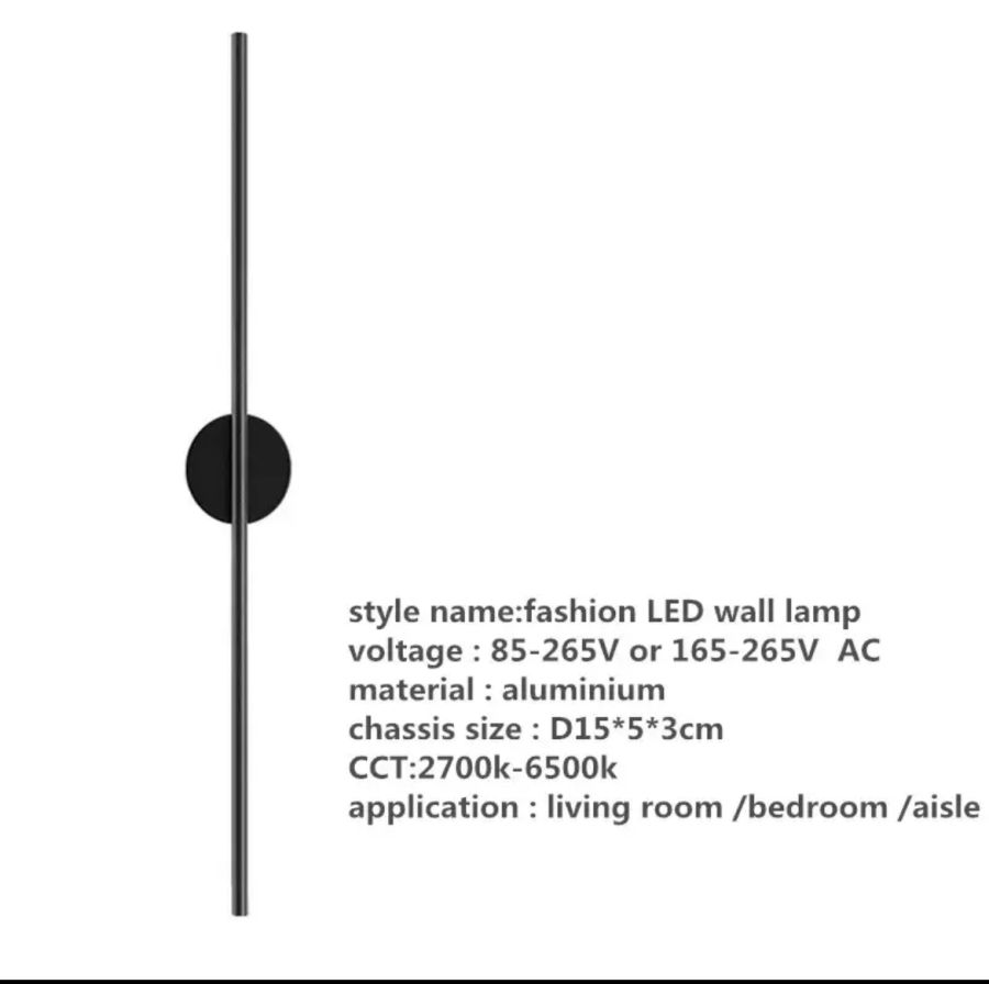 SE LED 60 VIOLA BLACK WALL LAMP 10W 3CCT WITH MEMORY 2 YEARS WARRANTY Ζ3 HOMELIGHTING 77-50481