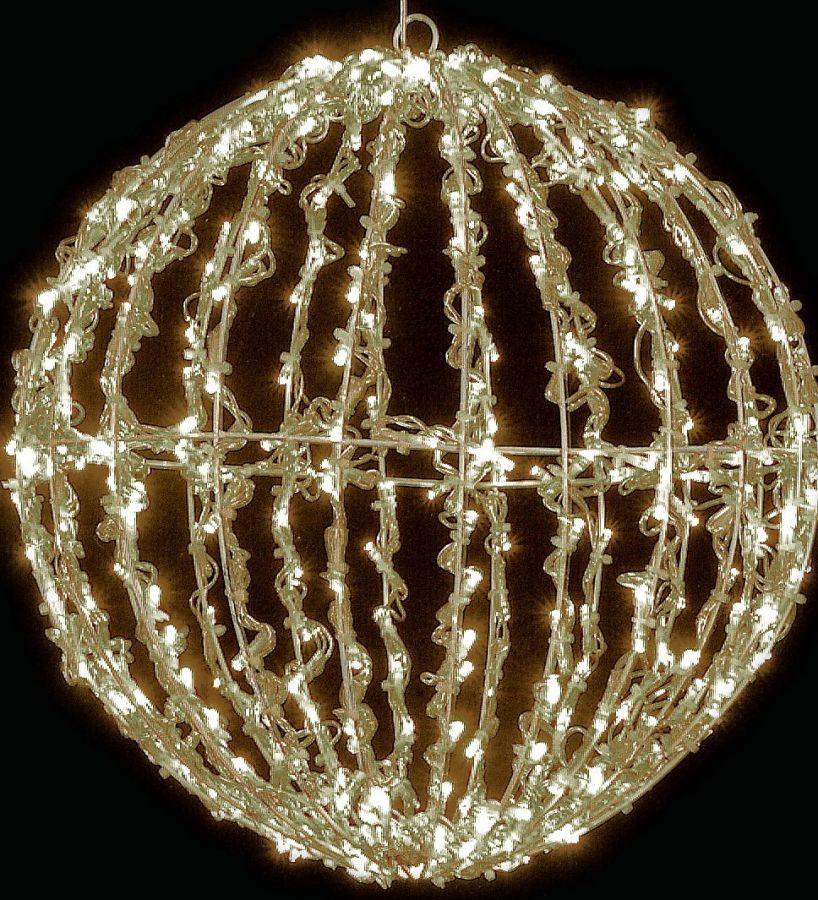700Led Φωτιζόμενη Ακρυλική Μπάλα Με Θερμό Φωτισμό Και Μετασχηματιστή Ip44,50cm Lianos 60157