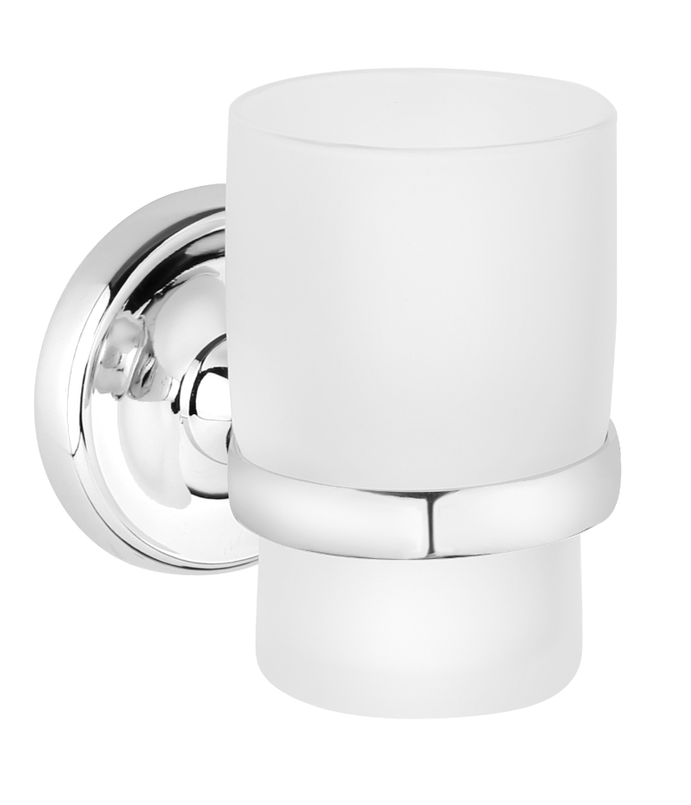 Ποτηροθήκη Γυαλί Χρώμιο Bronze Art Calypso 2017-10