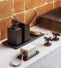 Δίσκος Πολλαπλών Χρήσεων Stand Amenities W30xD13xH1 cm Brass Chrome Sanco Hotel Amenities 0143-A03