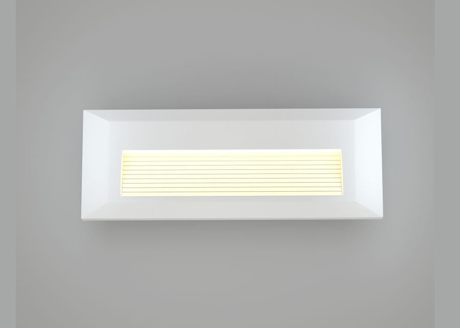 Φωτιστικό επιτοίχιο HER-07 LED WHITE εξωτερικού χώρου Heronia 42-0013