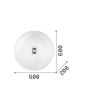 SHELL PL6 AMBRA Ideal Lux 140193