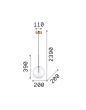 EQUINOXE SP1 D20 CROMO Ideal Lux 306544